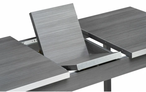 Стол Woodville Аделиция 110(140)х68х77 графит 507423