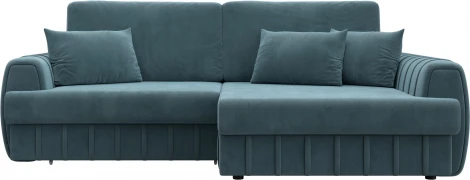 Диван угловой Лига-057 НПБ угол правый Лига Диванов (Велюр) арт.129269