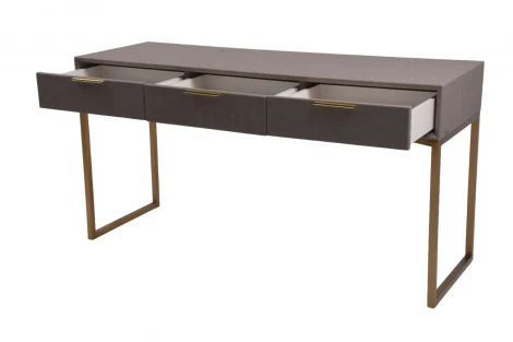 Стол-консоль IST-CASA Логан с 3-мя ящиками MC9001-150GR, 150х50х78 см, светло-серый