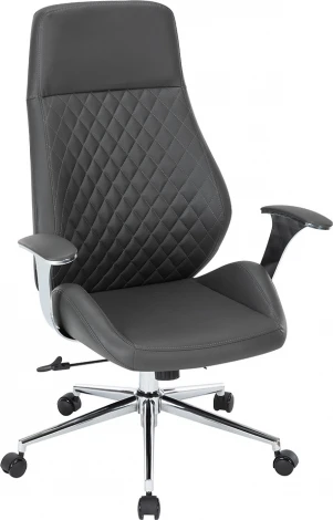 Компьютерное кресло CHAIRMAN CH790 (Металл,Экокожа/Серый)