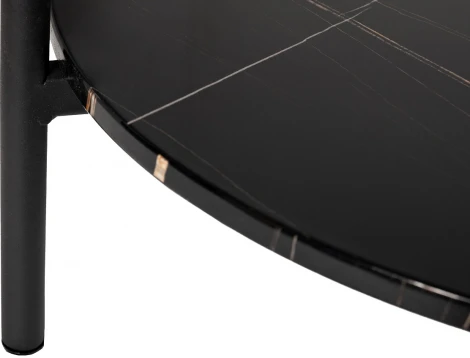 Стеллаж черный d50*124см Garda Decor арт.30B-STEL-962