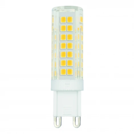 Лампа светодиодная, прозрачная, теплый белый свет 3000K Volpe Optima LED-JCD-7W/3000K/G9/CL/SLS