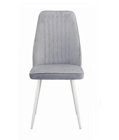 Стул DikLine 327 поворотный B22 GREY, ножки белые 00-00084784