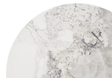 Стол МИЛТОН D89 цвет ПАНДОРА (PANDORA LIGHT), керамика / ЛАТТЕ каркас M-City 64589