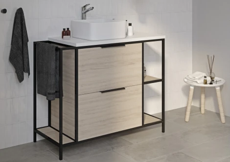 Смеситель Cersanit Flavis 63038 для раковины, хром