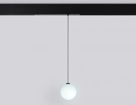 Трековый светильник магнитный светодиодный диммируемый Ambrella TRACK SYSTEM GL1442 (регулировка яркости, 220V, пульт управления, управление смартфоном, умный дом - LampSmart, шар)