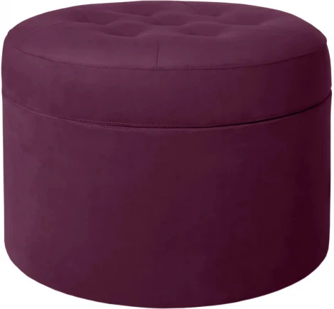 Пуф Barrel большой ОГОГО (арт.334321), (Ткань/Бордовый)
