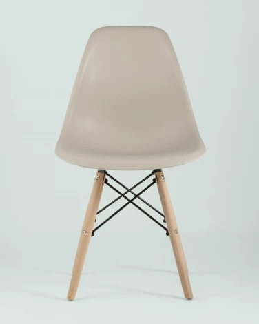 Стул Eames Style DSW бежевый (разборный каркас) Stool Group арт.УТ000037157