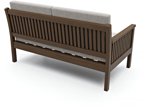 Диван Arsko Норман М орех серая рогожка