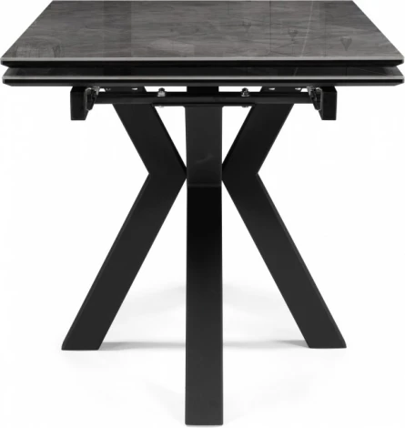 Керамический стол Бронхольм 140 (Бронхольм 140(200)х80х77 baolai / черный) Woodville арт.588062