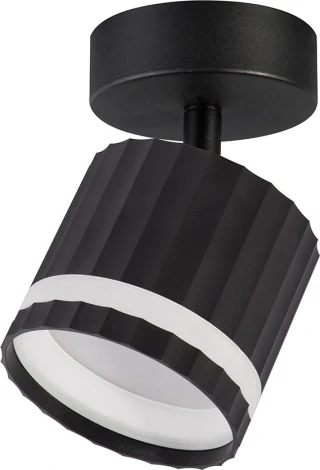 Спот настенно-потолочный Feron HL3691 OLYMPUS 48682 GX53, черный (220V, круглые)