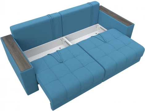 Диван прямой с декором Лига-049 НПБ Лига Диванов (Рогожка) арт.128385