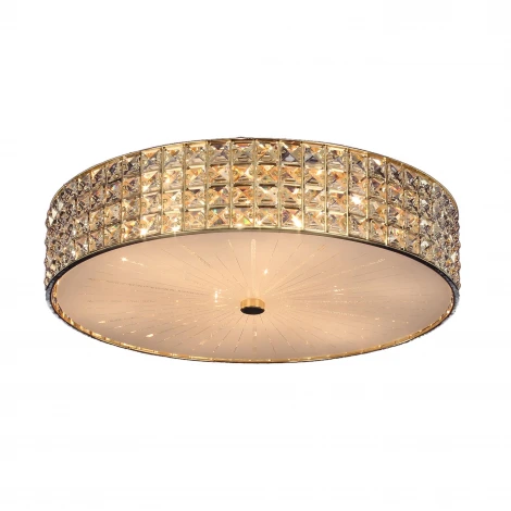 Потолочный светильник круглый Citilux Портал CL324182 (220V, хрусталь K9)