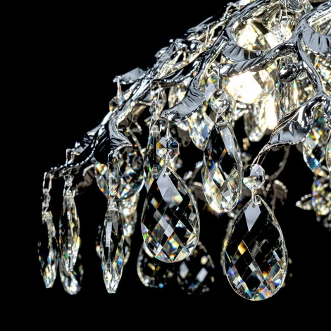 Подвесная люстра хрустальная Modelux MODELUX ML.8065.8 CR