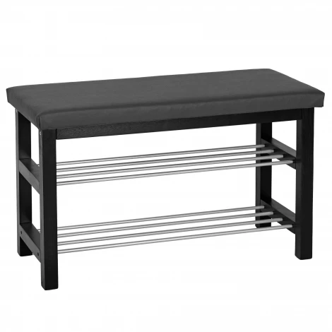 Банкетка BeautyStyle 4 венге/экокожа серый Mebelik 000589