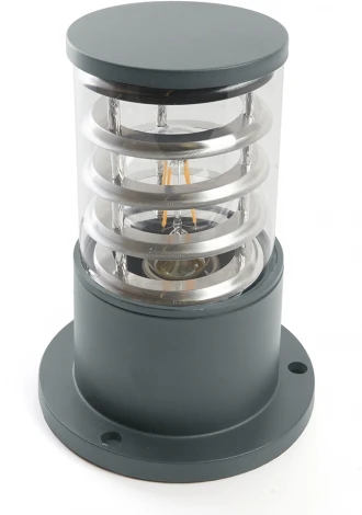 Наземный светильник Feron Сан-Франциско DH0800 41916 E27 серый (220V, круглые, IP54)