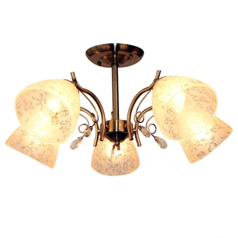 Потолочная люстра IDLamp Orebella 852/5PF-Oldbronze