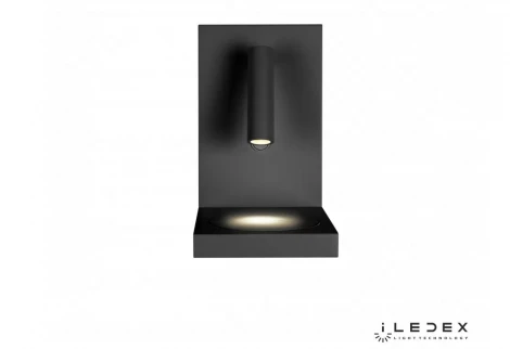 Бра с полкой для чтения iLedex iCharge 1831A BK (220V, выключатель)