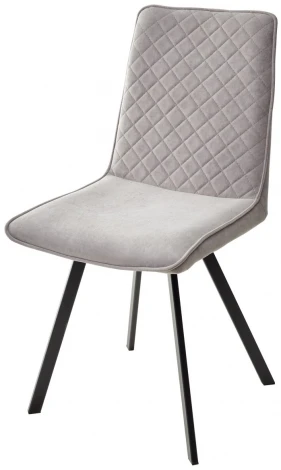 Стул PAINT, цвет B22 Серый, велюр / черный каркас