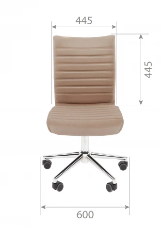 Офисное кресло Chairman 033 Россия ткань велюр T-6 бежевый