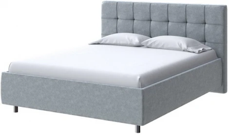 PROxSON Кровать Nety без основания (Ткань: Велюр Gratta 3 Утренний туман) 200x190