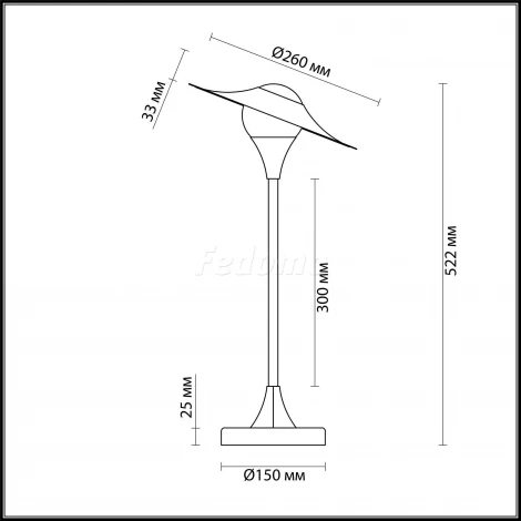Интерьерная настольная лампа Odeon Light Barolo 4155/7TL
