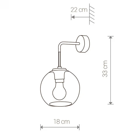 Бра Nowodvorski Vetro 9132 (220V, шар)