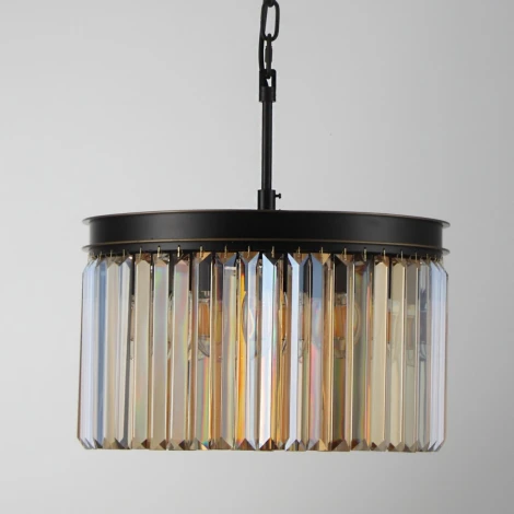 Подвесная люстра Citilux Мартин CL332082 (220V, хрусталь, на цепи, круглые)