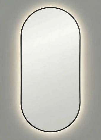 Kapsel S LED Black Зеркало в раме с подсветкой Art-Zerkalo SM014LBL 13939