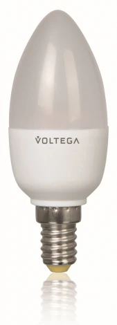 Лампочка светодиодная E14 5,4 Вт 450 lm 2800K теплое свечение Voltega COLLECTION SIMPLE LIGHT 5741