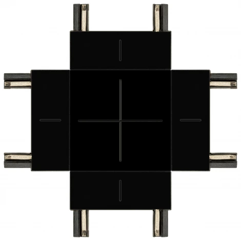 Коннектор Х-образный для магнитного шинопровода ЭРА TRM-S5-CX BK