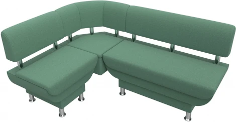 Диван кухонный угловой Альфа левый угол Лига Диванов (Рогожка) арт.123814L