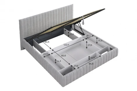 Каркас кровати Твикс 180х200 см 176902,2081 Mebelson