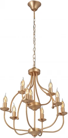 Подвесная люстра Vitaluce V1863-8/9, 9xE14 макс. 40Вт V1863-8/9 (220V, на цепи, подсвечник, свеча)
