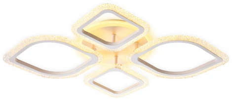 Потолочная люстра Ambrella Acrylica FA5147 (регулировка яркости, LED, 220V, пульт управления, цветы)