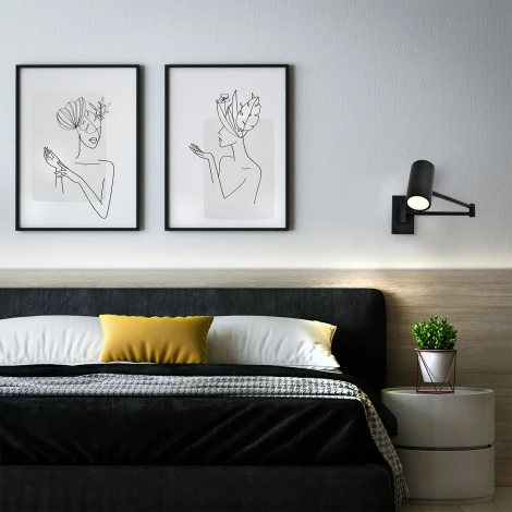 Спот светодиодный Escada Stigma 10282/1LED Black 6Вт, металл/пластик, черный