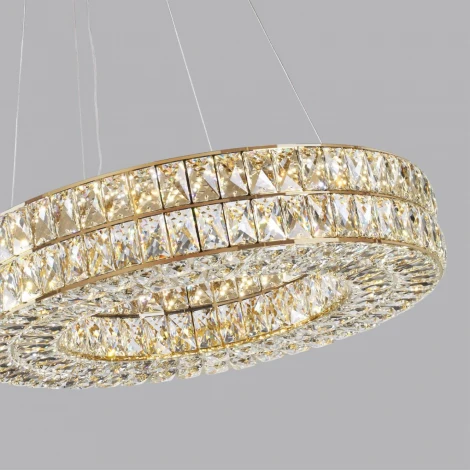 Подвесная люстра Odeon Light Panta 4926/52L золото/металл/хрусталь LED 52W 4000K 2971Лм