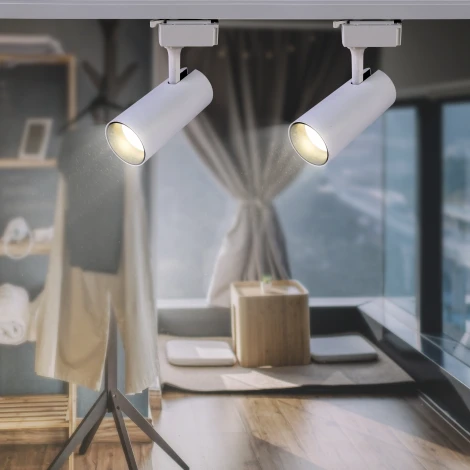 Трековый светильник ЭРА TR5-10 COB WH (LED, 220V)