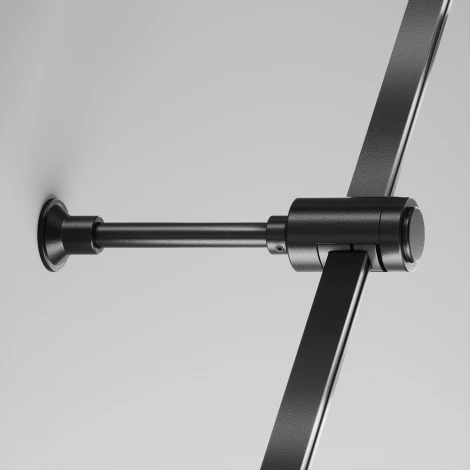 Крепление настенное Wall одинарное удлиненное Flarity черный Maytoni Accessories for tracks Flarity TRA155CW-SL1-B (24V)