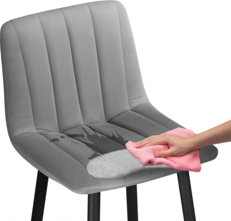 Полубарный стул Дани (Дани темно-серый / черный) Notta арт.576464