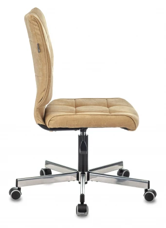 Кресло Бюрократ CH-330M горчичный Velvet 73 крестовина металл
