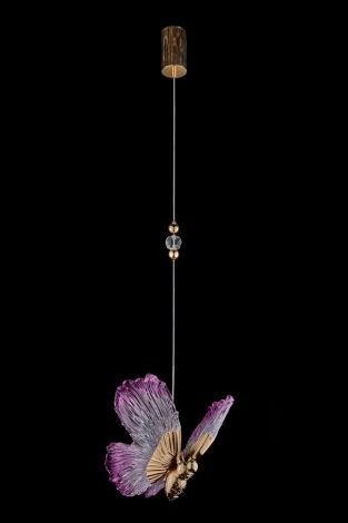 Подвесной светильник Fluorite Borboleta FL1103-1P3 (LED, 220V, на проводе, для девочки, бабочки)