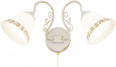 Бра с выключателем Arte Milano AM340800 340800/2W WT+G (220V)