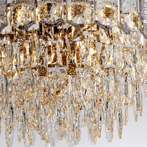 Подвесная люстра хрустальная Modelux MODELUX ML.7085.600 GD