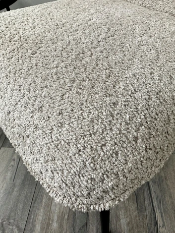 Стул COMO UF998-04 бежевый, букле / черный каркас / Товарный знак DISAUR