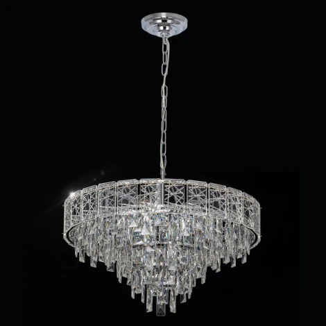 Подвесная люстра Citilux Sagrada CL317261 (220V, хрусталь, на цепи)