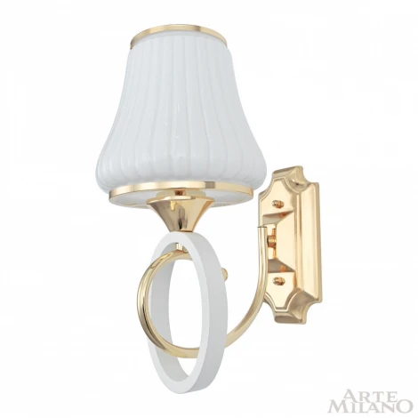 Бра Arte Milano Florentia-2387 302387/1W Wh/Gd (220V)