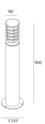 Наземный светильник Oasis Light 61833-900 Cb (220V, IP54)