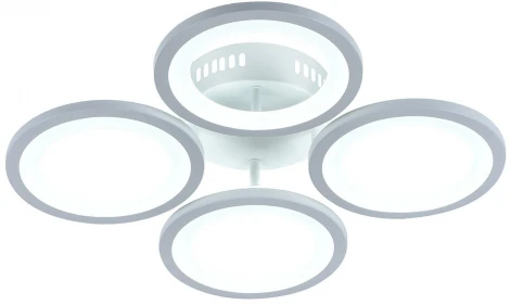 Потолочная люстра (+ночной режим) с пультом 10209/4 LED*60W Escada Corona 10209/4LED 60W кольцо
