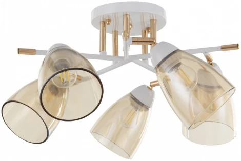 Потолочная люстра на штанге Arte Milano AMALFI 327410/5 FG+WH (220V)